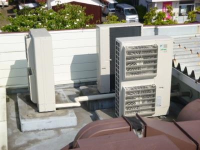 埼玉県某レストラン　エアコン更新工事